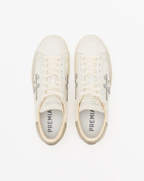 Baskettes blanches Premiata