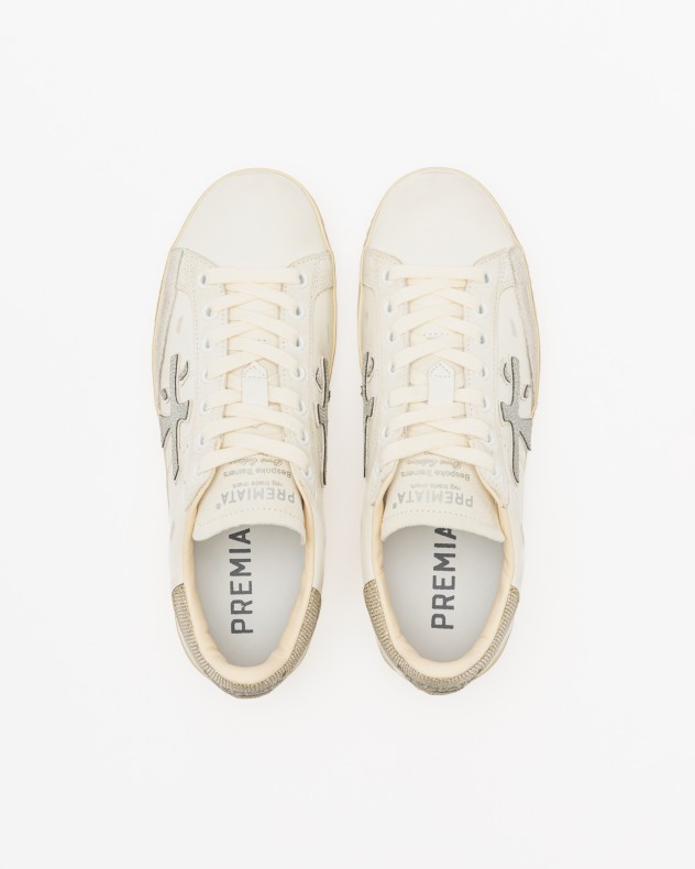 Baskettes blanches Premiata