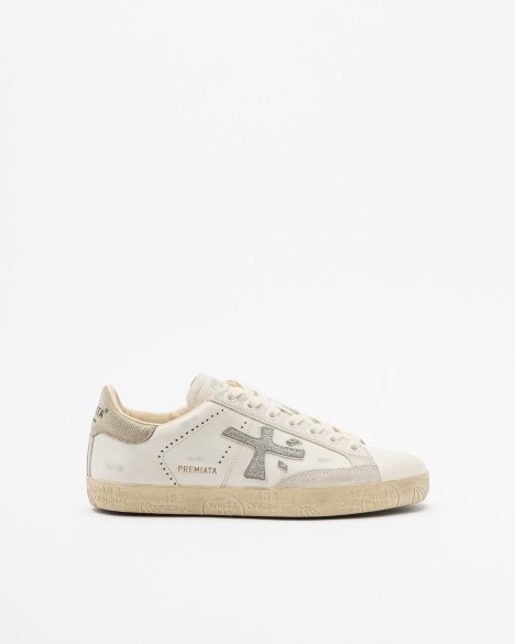 Baskettes blanches Premiata