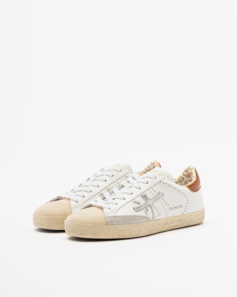 Baskettes blanches Premiata
