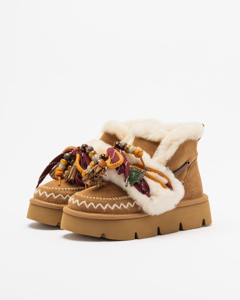 Plateau enkellaarsjes Nan-Ku Couture