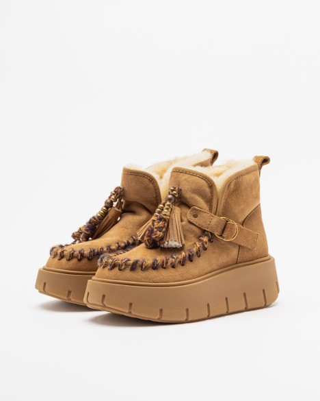 Nan-Ku Couture Platform ankle boots