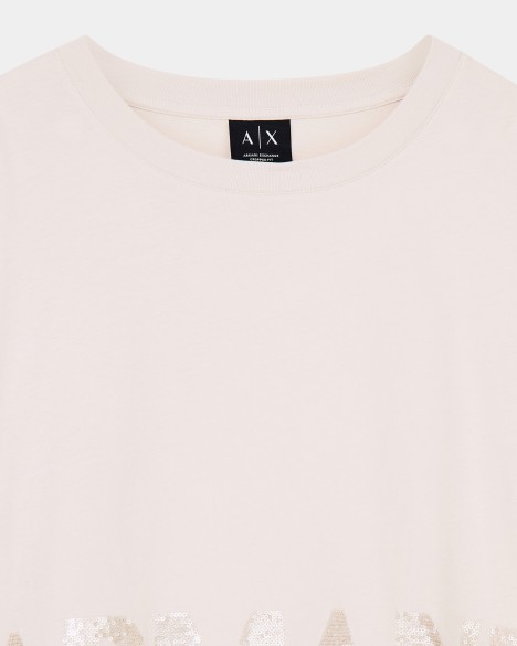 T-shirt con cappuccio Armani Exchange