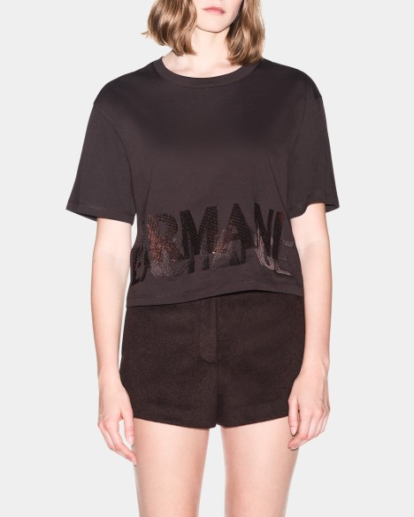 T-shirt crop top Armani Exchange