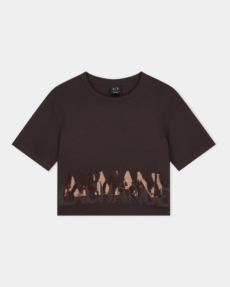 Cropped-T-Shirt Armani Exchange