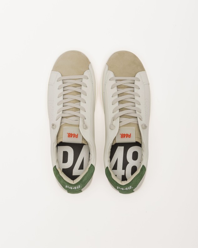 P448 White sneakers