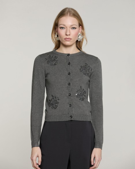 Cappotto lavorato a maglia Relish