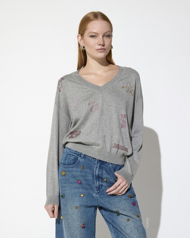 Maite by Lola Knitted sweatshirt