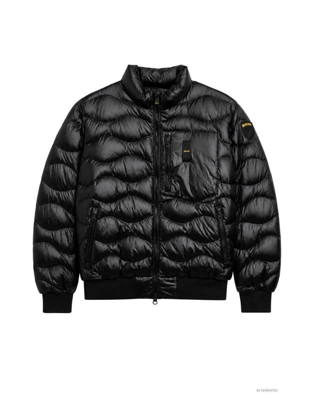 Blauer Puffer jacket