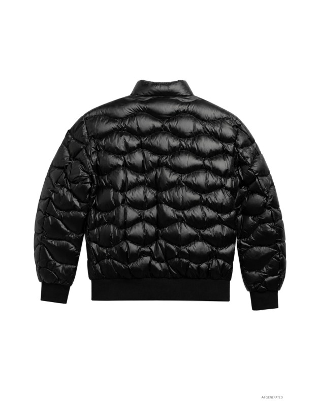 Blauer Puffer jacket