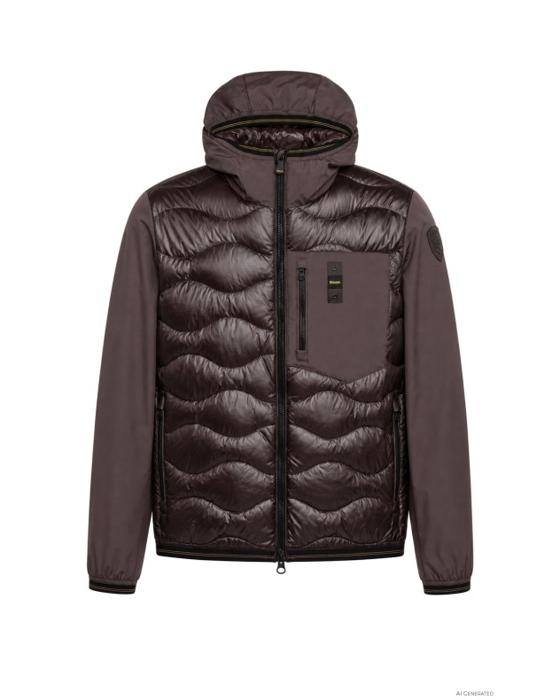 Gewatteerde jas Blauer