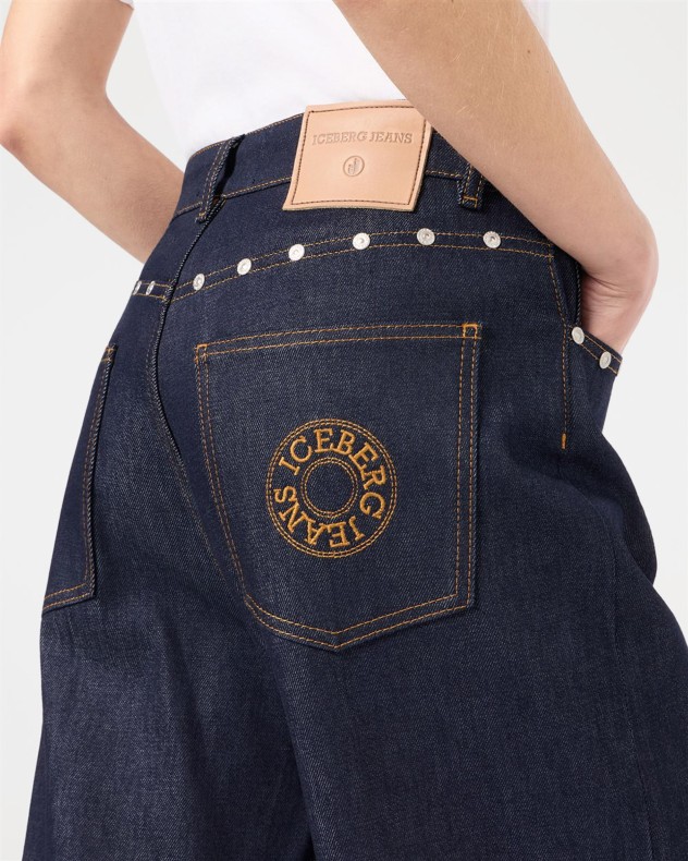 Jean Wide Leg Iceberg Jeans